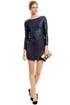 Navy Zepplin Shift by Tibi