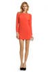 Orange Crush Sheath Dress by Tibi