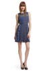 Pleated Print Dress by Tibi