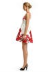 Red Rococo Print Dress by Tibi