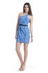 Blue Brushstroke Dress by Trina Turk