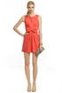Coral Bow Front Sheath by Trina Turk