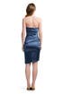 Prussian Satin Strapless Dress by Vera Wang