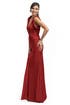 Red Ruched Glamour Gown by Vera Wang