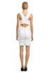 Saturn White Whirlwind Dress by Yigal Azrouël