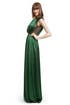 Green Satin Charm Gown by Yigal Azrouël