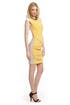 Optic Colorblock Dress by Yigal Azrouël