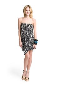 Jayden Strapless Side Drape Dress