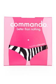 Seamless Zebra Low-Rise Thong