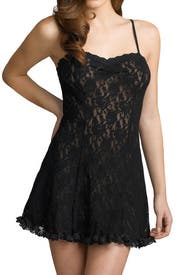 Black Cigarette Girl Chemise