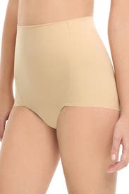 Nude High-Waist Control Brief