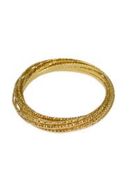 Gold Bangle Set