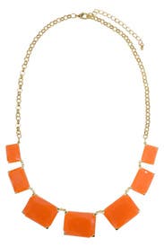 Orange Squares Collar