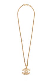 Vintage Chanel 95 Fretwork Fringe Necklace