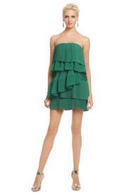 Green Palm Party Dress 