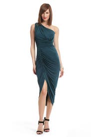Daring Deep Emerald Dress