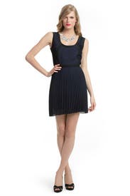 Eclipse Scoop Pleated Dress