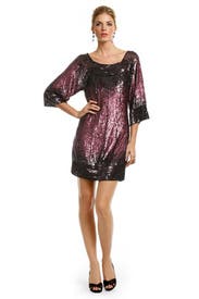 Cabernet Sequin Kiss Dress