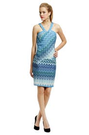 Paulette Lurex Sheath Dress