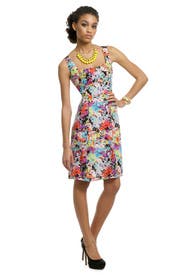 Psychedelic Floral Dress