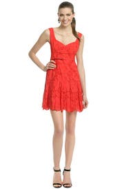 Red Daisy Love Dress 