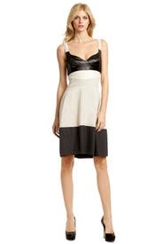 Naturale Linen Colorblock Dress 