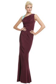Sea Grape Contrast Gown 