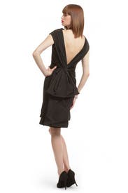 Black Bustle Bombshell Dress 