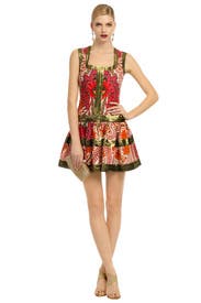Pumped Up Paisley Dress 