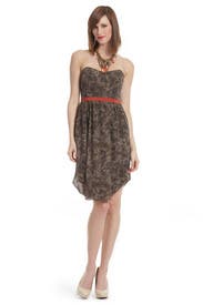 Flirt in Feather Dress