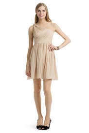 Camel Chiffon Dress