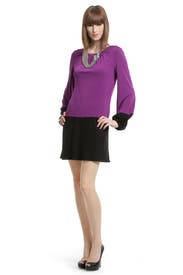 Orchid Block Shift Dress