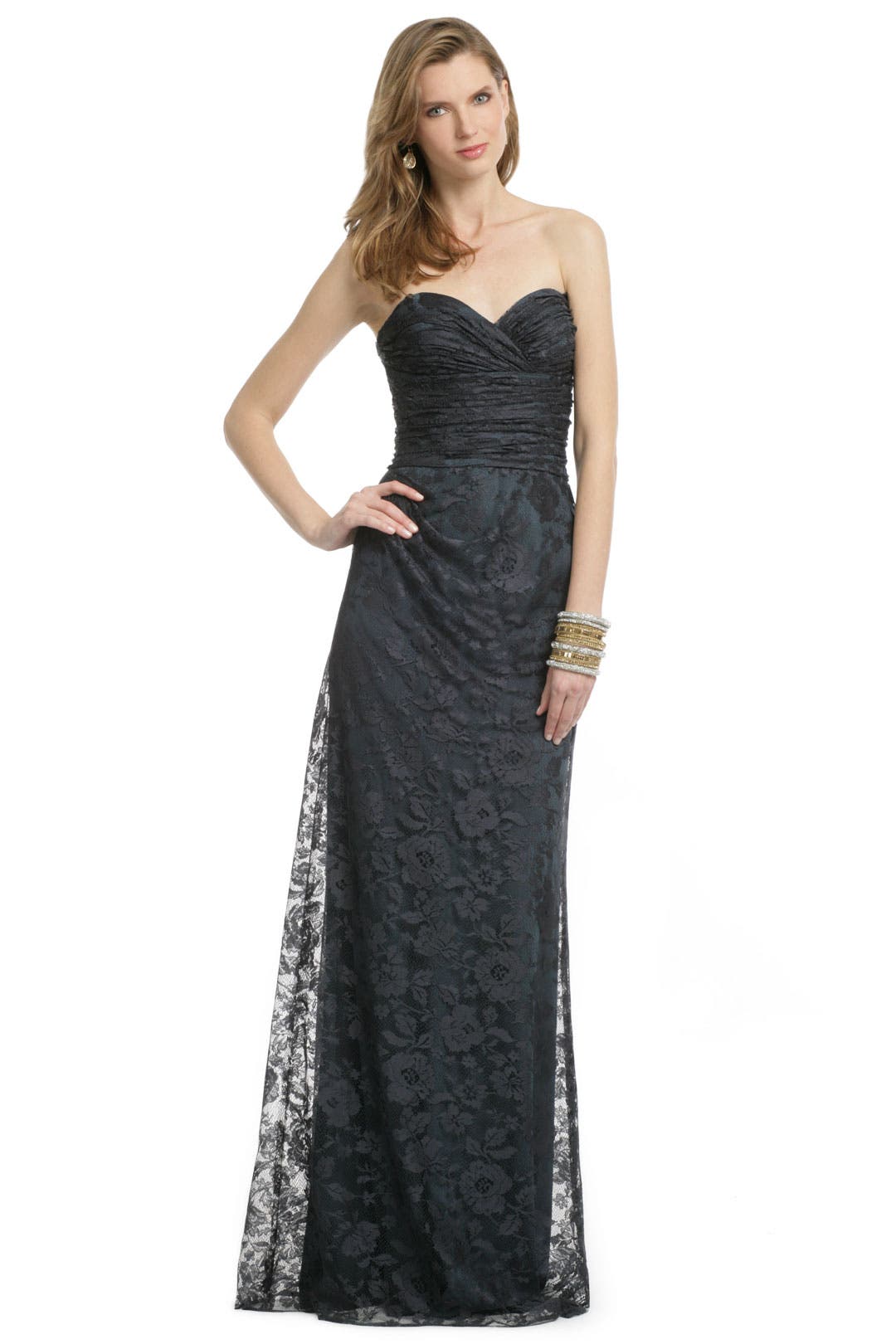 Fall Floral Mist Gown by David Meister