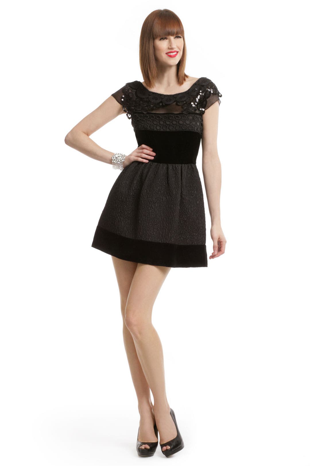 Tulle Sheer Delight Dress by Philosophy Di Alberta Ferretti